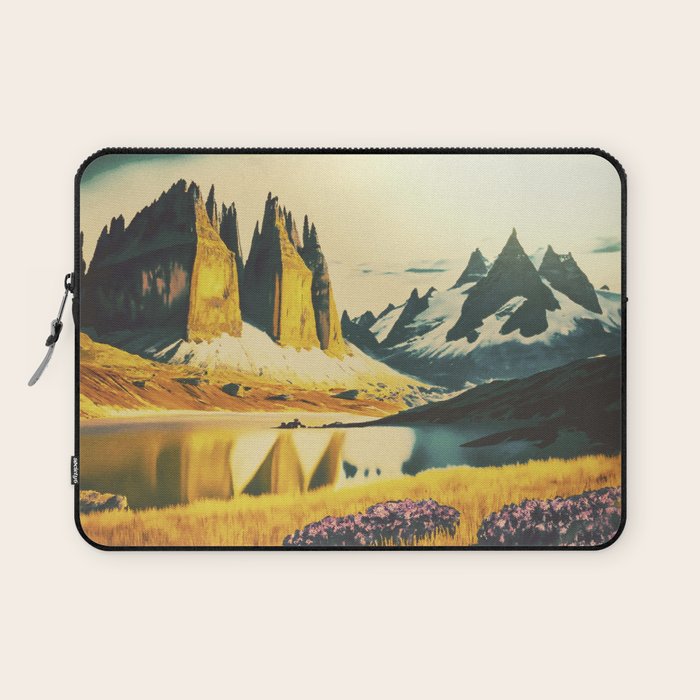 Travelling the Zenken Plains Laptop Sleeve Gallery Image 1