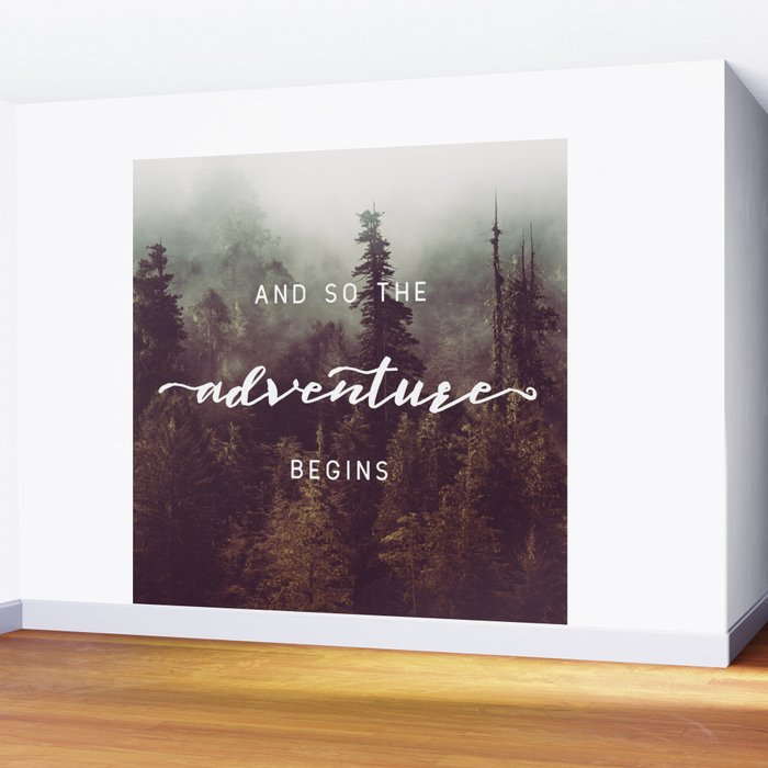 And So The Adventure Begins - Pacific Northwest Wall Mural Gallery Image 2