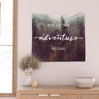 And So The Adventure Begins - Pacific Northwest Wall Tapestry Gallery Image 2