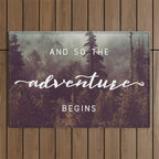 And So The Adventure Begins - Pacific Northwest Outdoor Rug Gallery Image 1