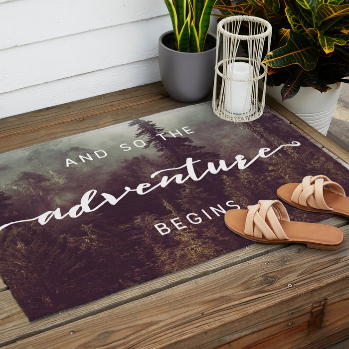 And So The Adventure Begins - Pacific Northwest Outdoor Rug Gallery Image 2