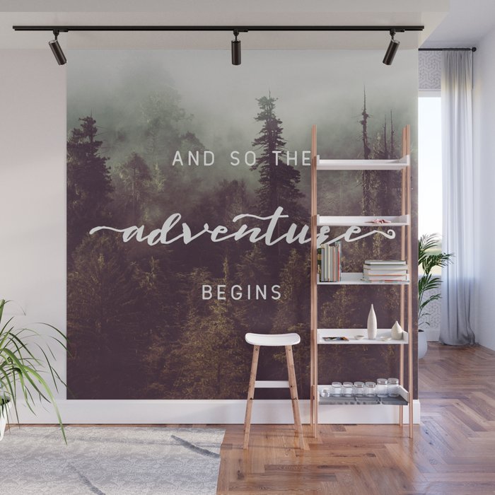 And So The Adventure Begins - Pacific Northwest Wall Mural Gallery Image 1