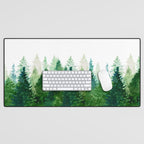 Pine Trees 2 Desk Mat Gallery Image 1