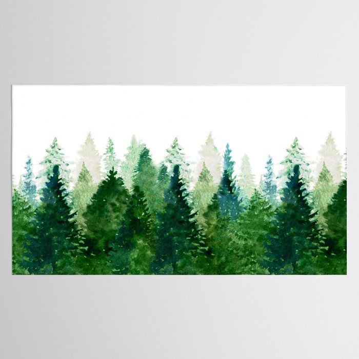 Pine Trees 2 Tablecloth Gallery Image 2