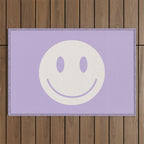 Happy Thoughts Lavender Outdoor Rug Gallery Image 1