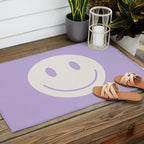 Happy Thoughts Lavender Outdoor Rug Gallery Image 2