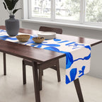 Whimsical Blue Bow Pattern - Perfect for Creative Holiday and Winter Projects Table Runner Gallery Image 2