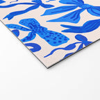 Whimsical Blue Bow Pattern - Perfect for Creative Holiday and Winter Projects Welcome Mat Gallery Image 2