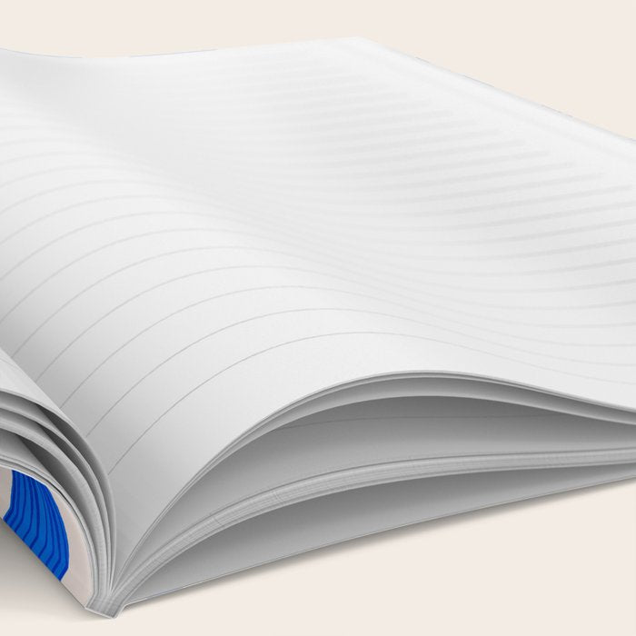 Whimsical Blue Bow Pattern - Perfect for Creative Holiday and Winter Projects Notebook Gallery Image 2
