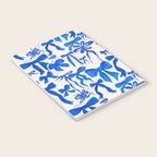Whimsical Blue Bow Pattern - Perfect for Creative Holiday and Winter Projects Notebook Gallery Image 3