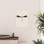Dragonfly Pattern VIII Neutral Off White Poster Gallery Image 2