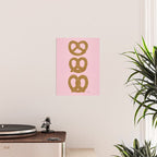 Pretzel Pattern - Blush Poster Gallery Image 2