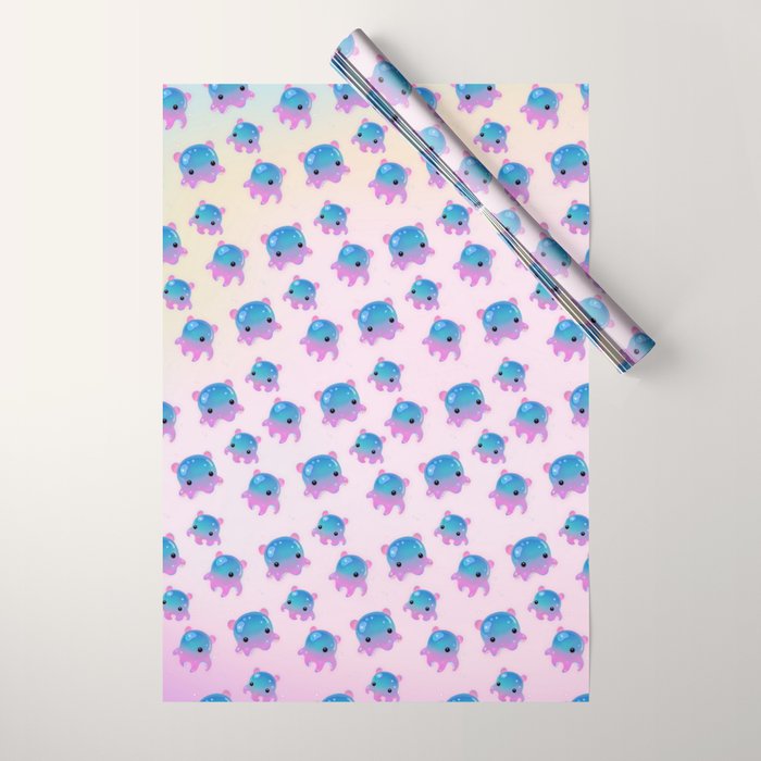 Grimpoteuthis (Dumbo Octopus) Wrapping Paper Gallery Image 1