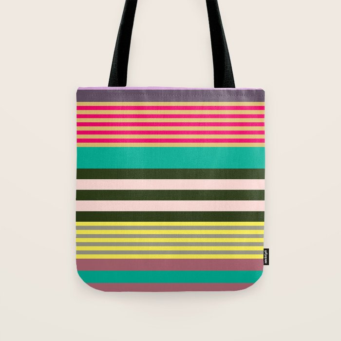 stripe pattern 02 Tote Bag Gallery Image 1
