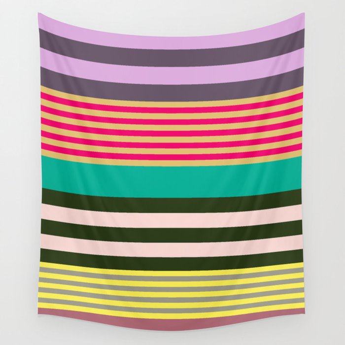 stripe pattern 02 Wall Tapestry Gallery Image 1