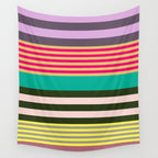 stripe pattern 02 Wall Tapestry Gallery Image 4