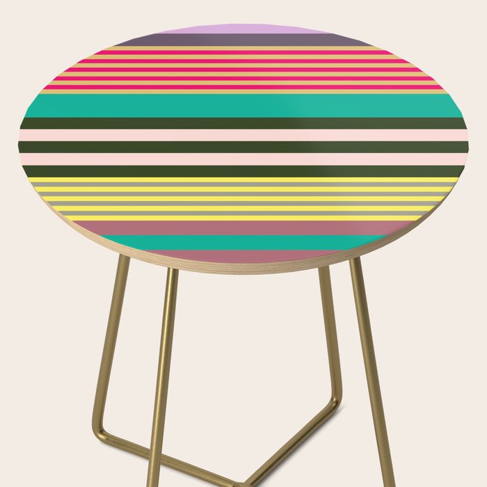 stripe pattern 02 Side Table Gallery Image 2