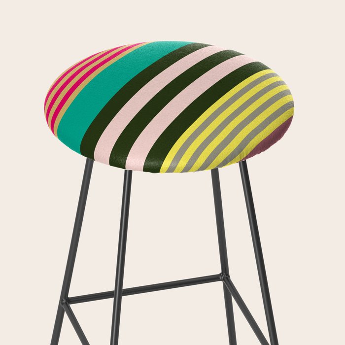 stripe pattern 02 Stool Gallery Image 2