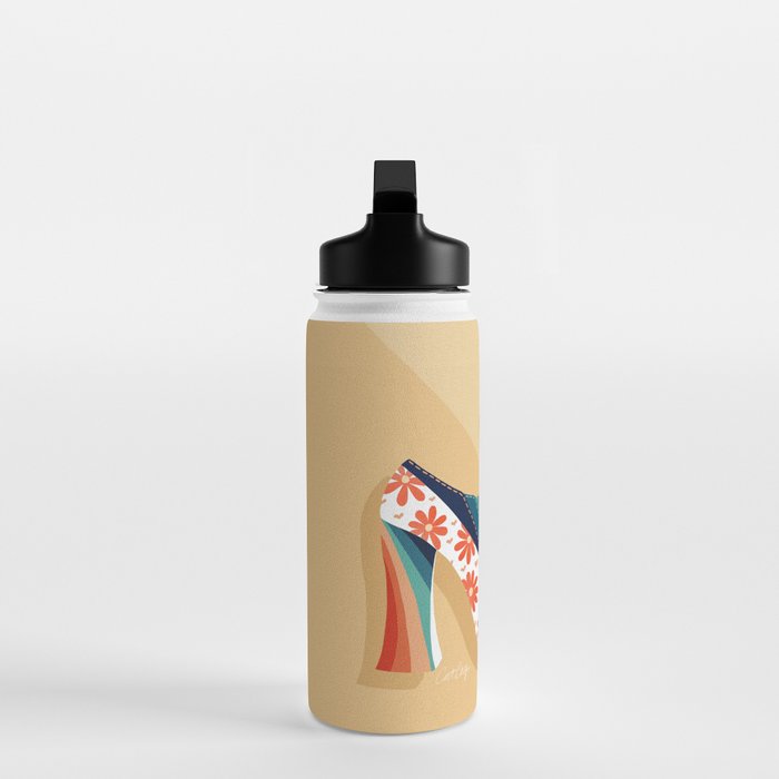Disco Platforms â Retro Rainbow Water Bottle Gallery Image 3
