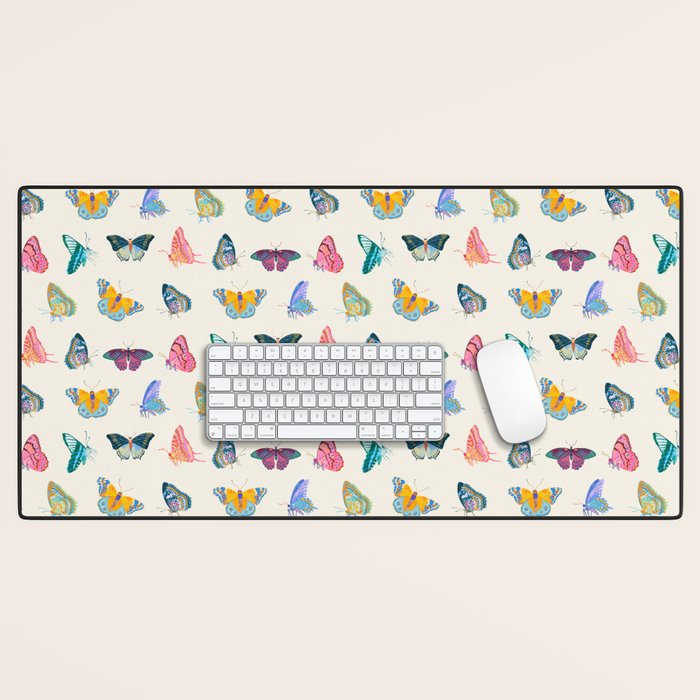 Tropical Butterflies Desk Mat Gallery Image 1
