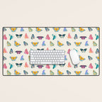Tropical Butterflies Desk Mat Gallery Image 1