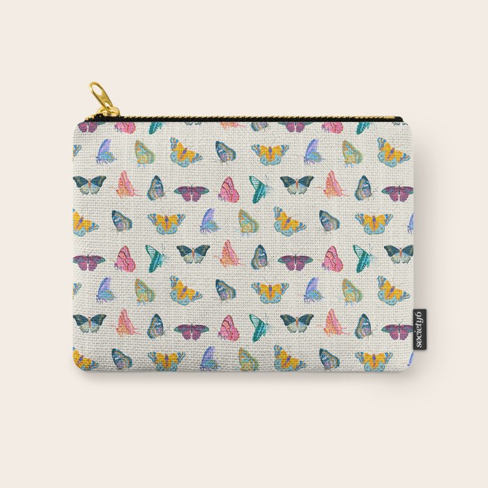 Tropical Butterflies Carry All Pouch Gallery Image 1