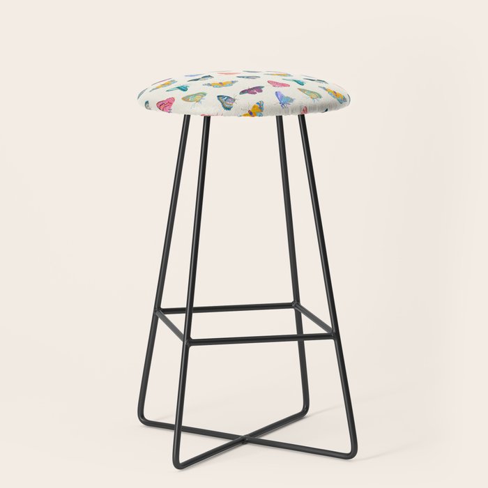 Tropical Butterflies Stool Gallery Image 1