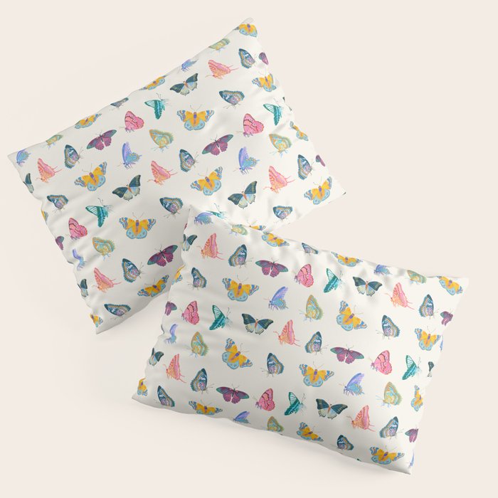 Tropical Butterflies Pillow Sham Gallery Image 1