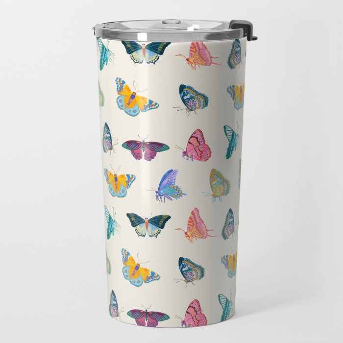 Tropical Butterflies Travel Mug Gallery Image 2