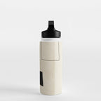 Minimalist Beige Black Japandi Artwork I Water Bottle Gallery Image 3