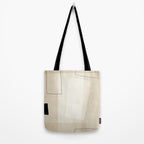 Minimalist Beige Black Japandi Artwork I Tote Bag Gallery Image 2