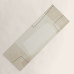 Minimalist Beige Black Japandi Artwork I Yoga Mat Gallery Image 1