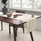 Minimalist Beige Black Japandi Artwork I Table Runner Gallery Image 2