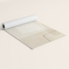 Minimalist Beige Black Japandi Artwork I Yoga Mat Gallery Image 2