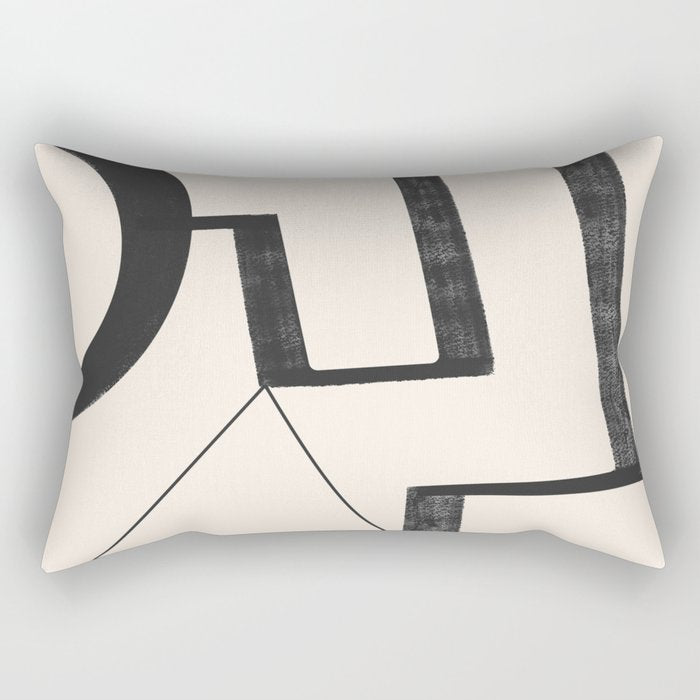 Abstract line art 29 Rectangular Pillow Gallery Image 1