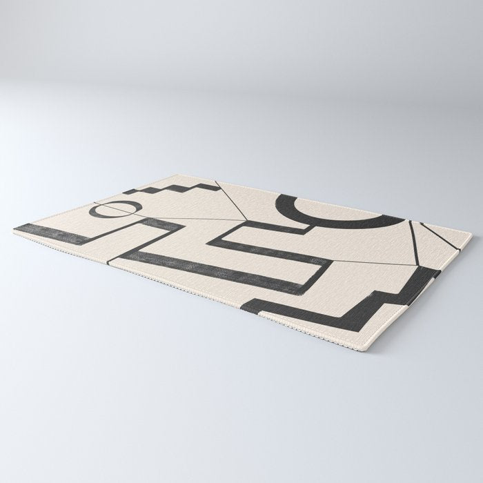 Abstract line art 29 Rug Gallery Image 3