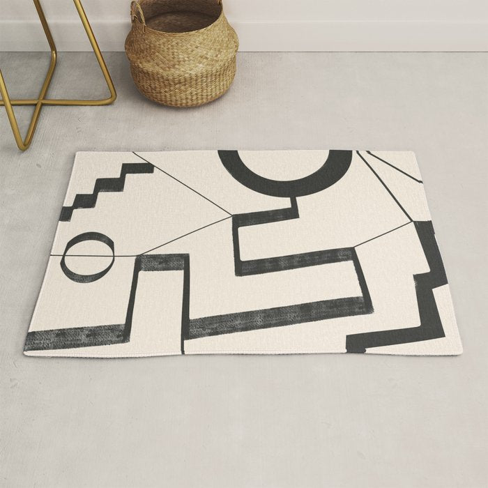 Abstract line art 29 Rug Gallery Image 1