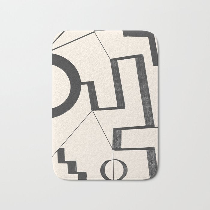 Abstract line art 29 Bath Mat Gallery Image 1