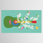 Melody in Bloom 2 Tablecloth Gallery Image 2