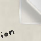 Less Perfection More Authenticity - Brush Script Typography Quote Wall Tapestry Gallery Image 3