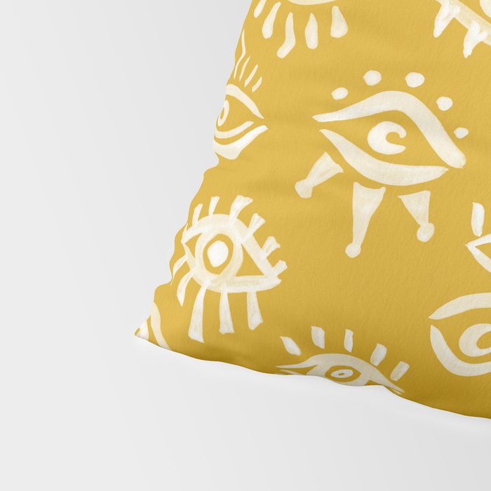 Mystic Eyes - Marigold Palette Pillow Sham Gallery Image 4
