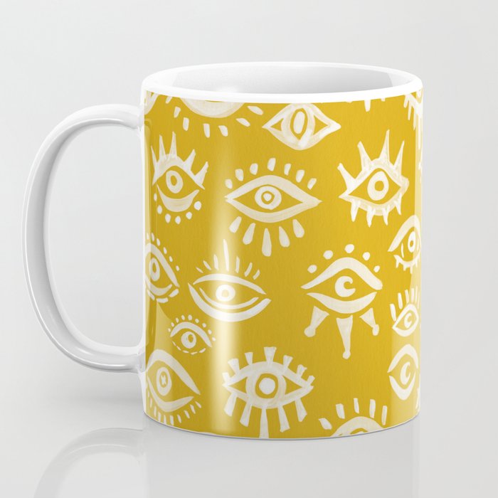 Mystic Eyes - Marigold Palette Coffee Mug Gallery Image 3