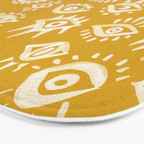 Mystic Eyes - Marigold Palette Bath Mat Gallery Image 3