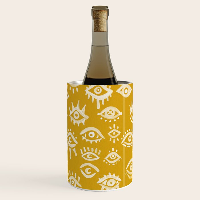 Mystic Eyes - Marigold Palette Wine Chiller Gallery Image 1