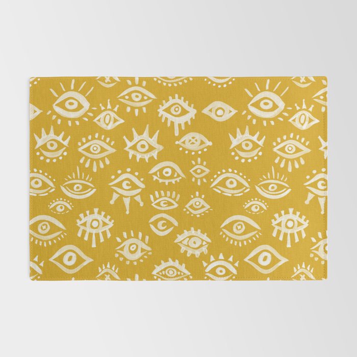 Mystic Eyes - Marigold Palette Rug Gallery Image 2
