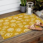Mystic Eyes - Marigold Palette Outdoor Rug Gallery Image 2