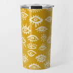 Mystic Eyes - Marigold Palette Travel Mug Gallery Image 1