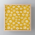 Mystic Eyes - Marigold Palette Mini Art Print Gallery Image 1