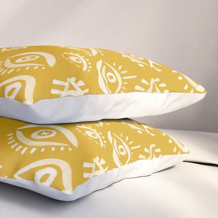 Mystic Eyes - Marigold Palette Pillow Sham Gallery Image 3