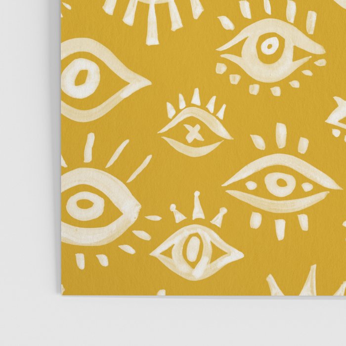 Mystic Eyes - Marigold Palette Poster Gallery Image 3